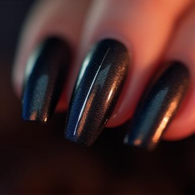 Magnetic cat eye effect gel polish