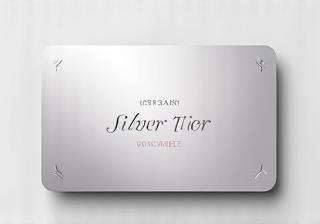 Silver tier membership card design